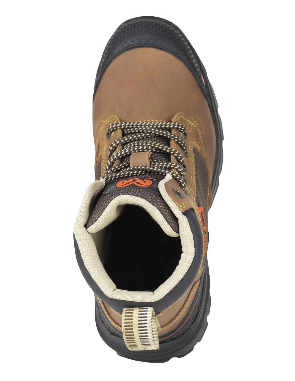 Bota industrial de cuero y tela 6