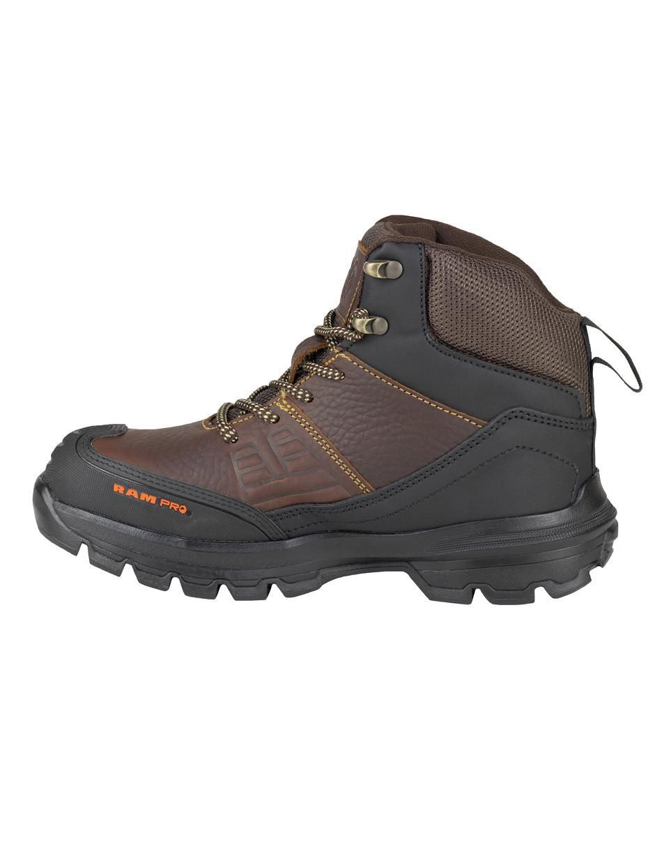 Bota industrial de cuero y tela 3