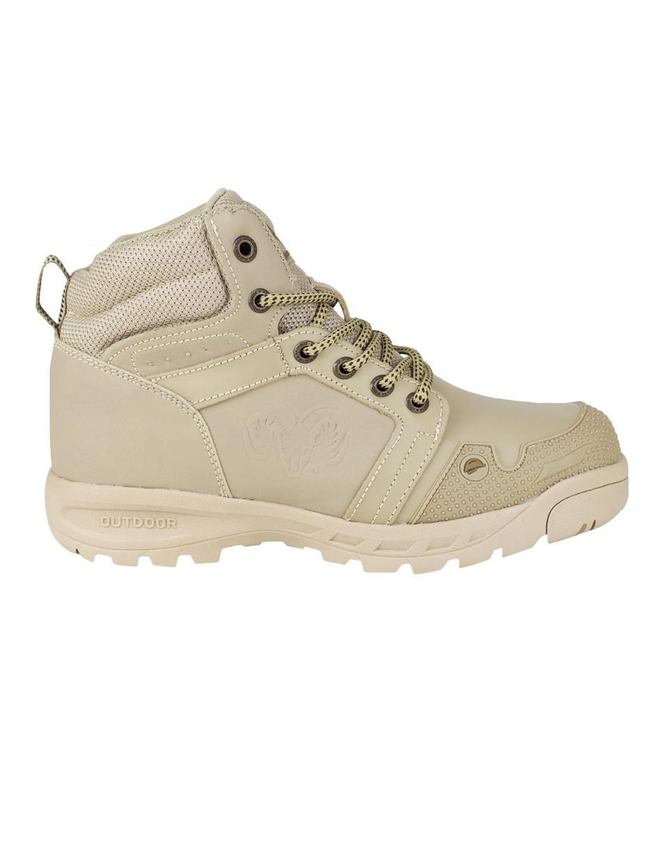 Bota industrial ram "de" cuero y tela