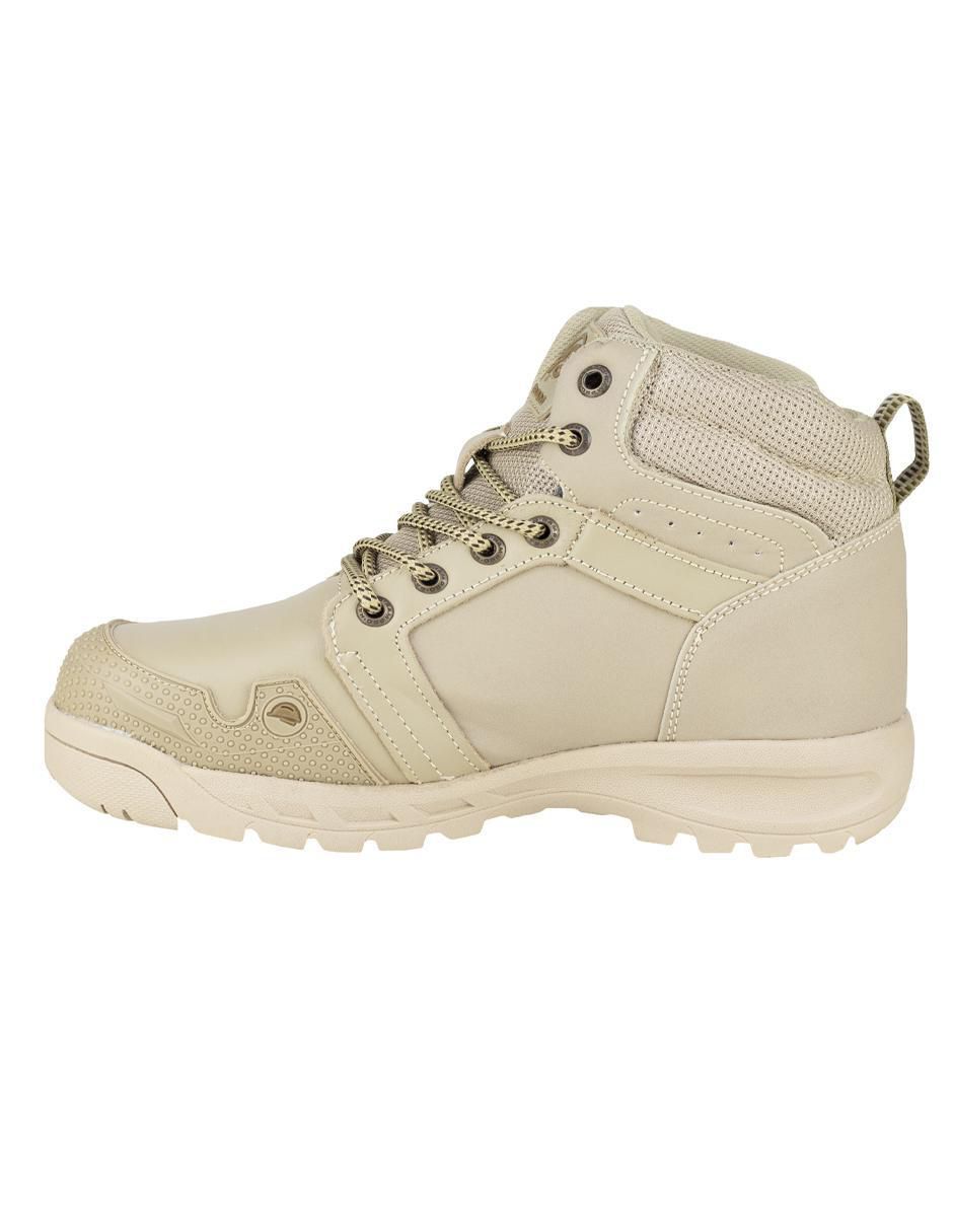 Bota industrial ram "de" cuero y tela