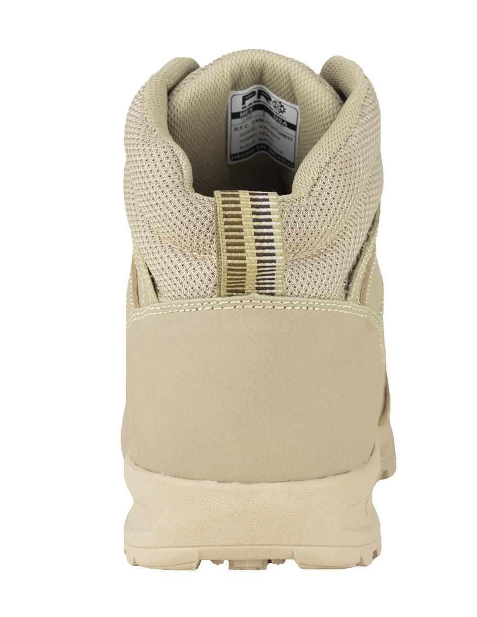 Bota industrial ram "de" cuero y tela