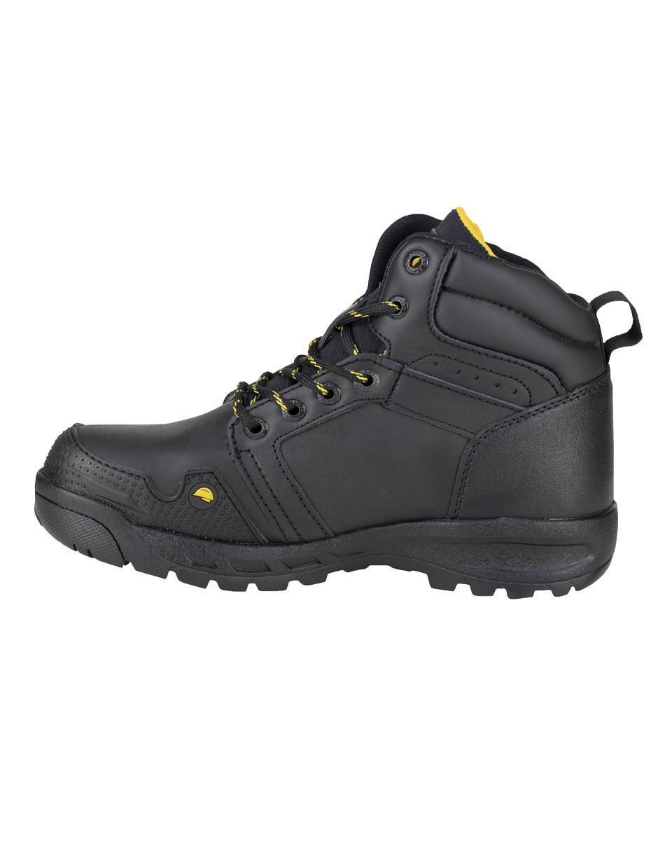 Bota industrial de cuero y tela 3