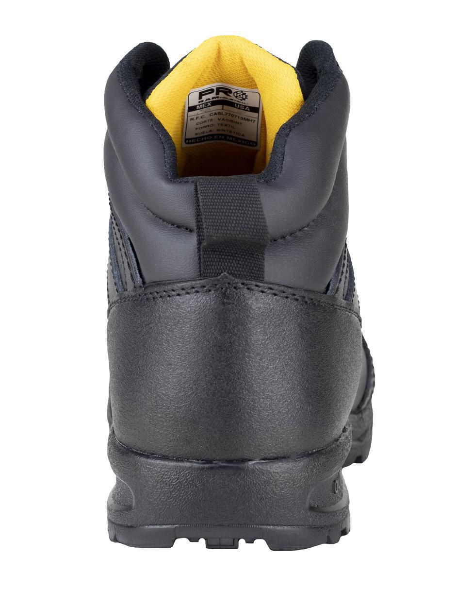 Bota industrial de cuero y tela 5