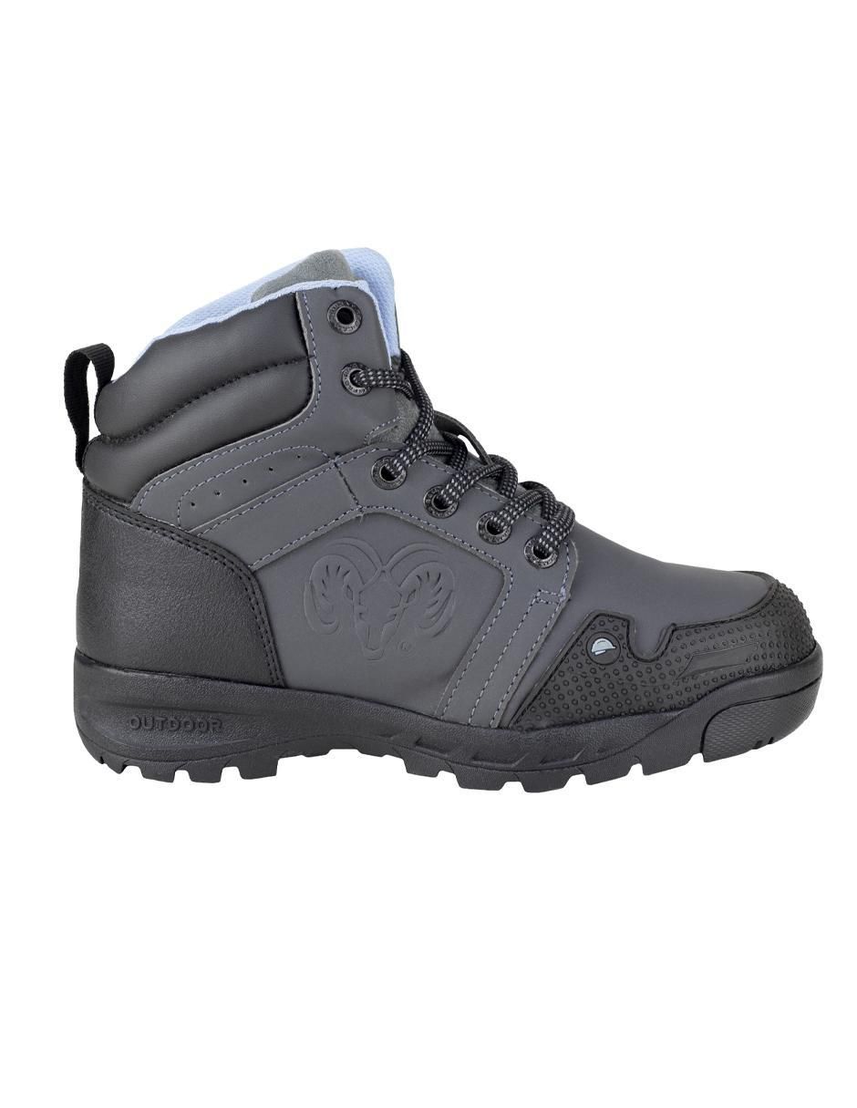 Bota industrial ram "de" cuero y tela