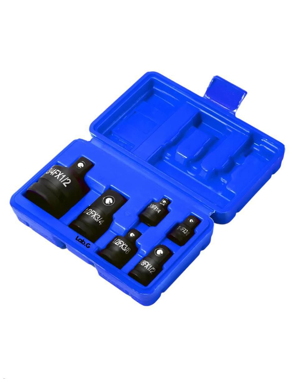 Juego de dados Adaptadores 6 piezas