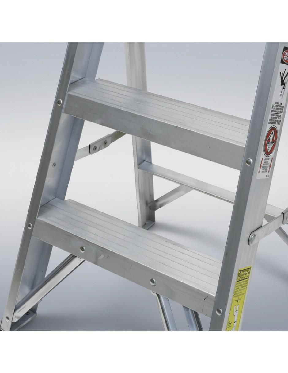 Escalera de tijera de aluminio 2