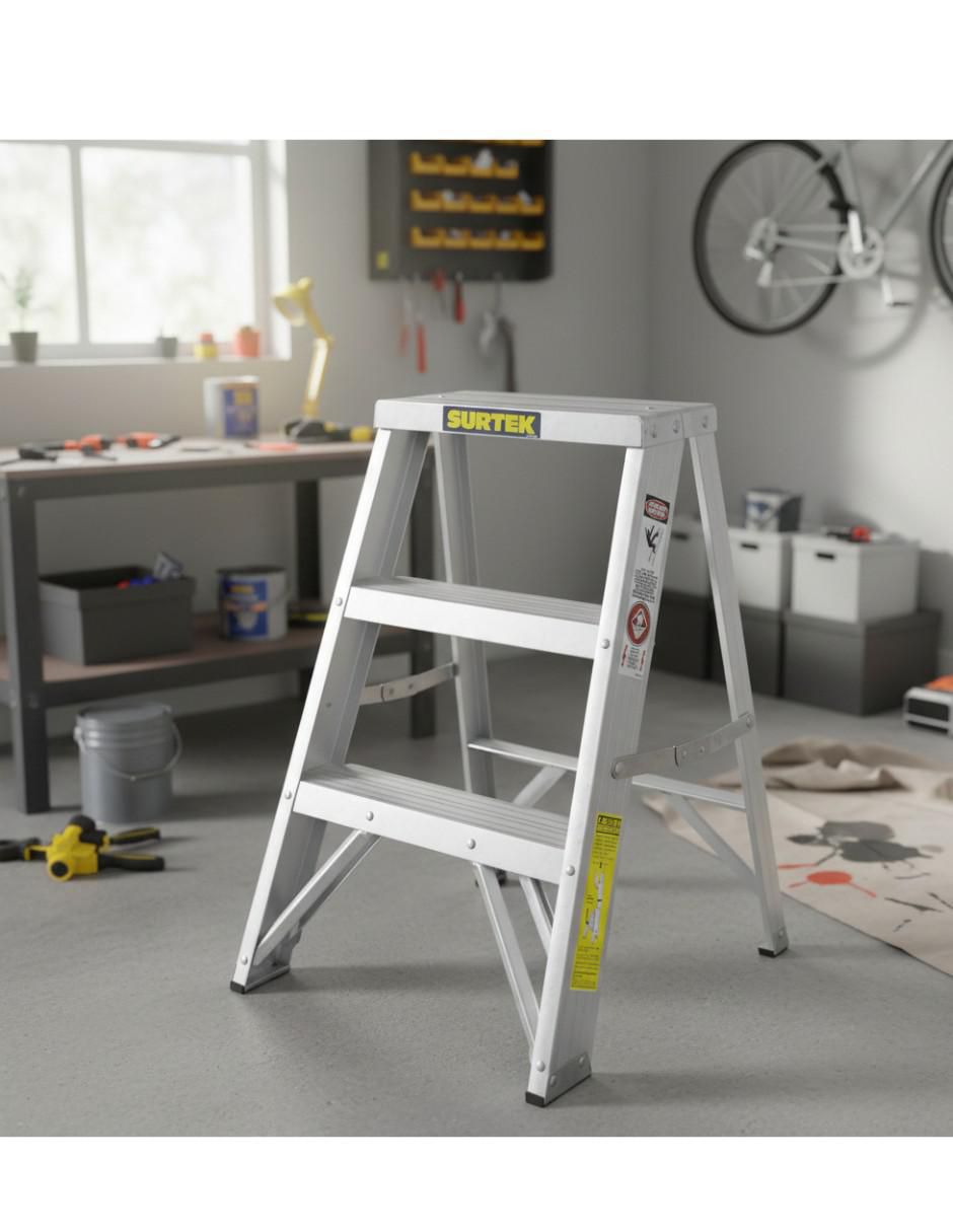 Escalera de tijera de aluminio 3