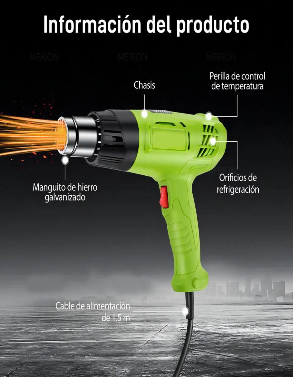 Pistola de calor de 2000 W 4