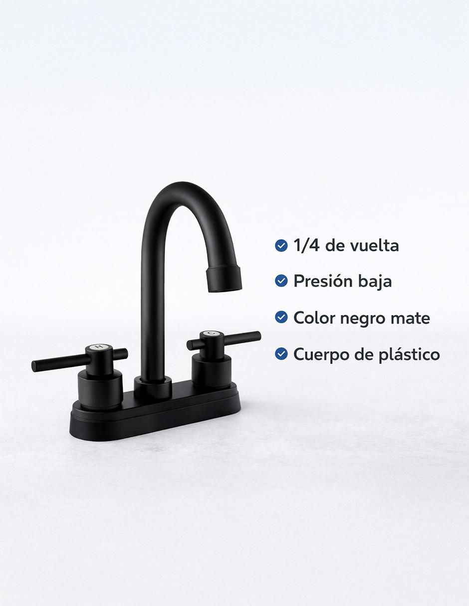 Llave mezcladora para baño 4