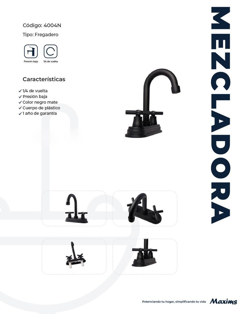 Llave mezcladora para baño 5