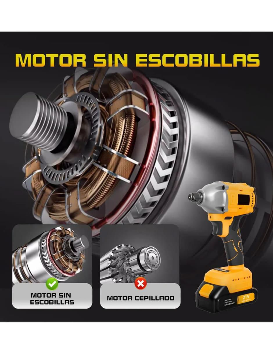 Taladro y llave de impacto inalámbrico de 127 V 3