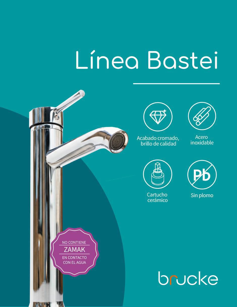 Llave mezcladora para baño Batei 6