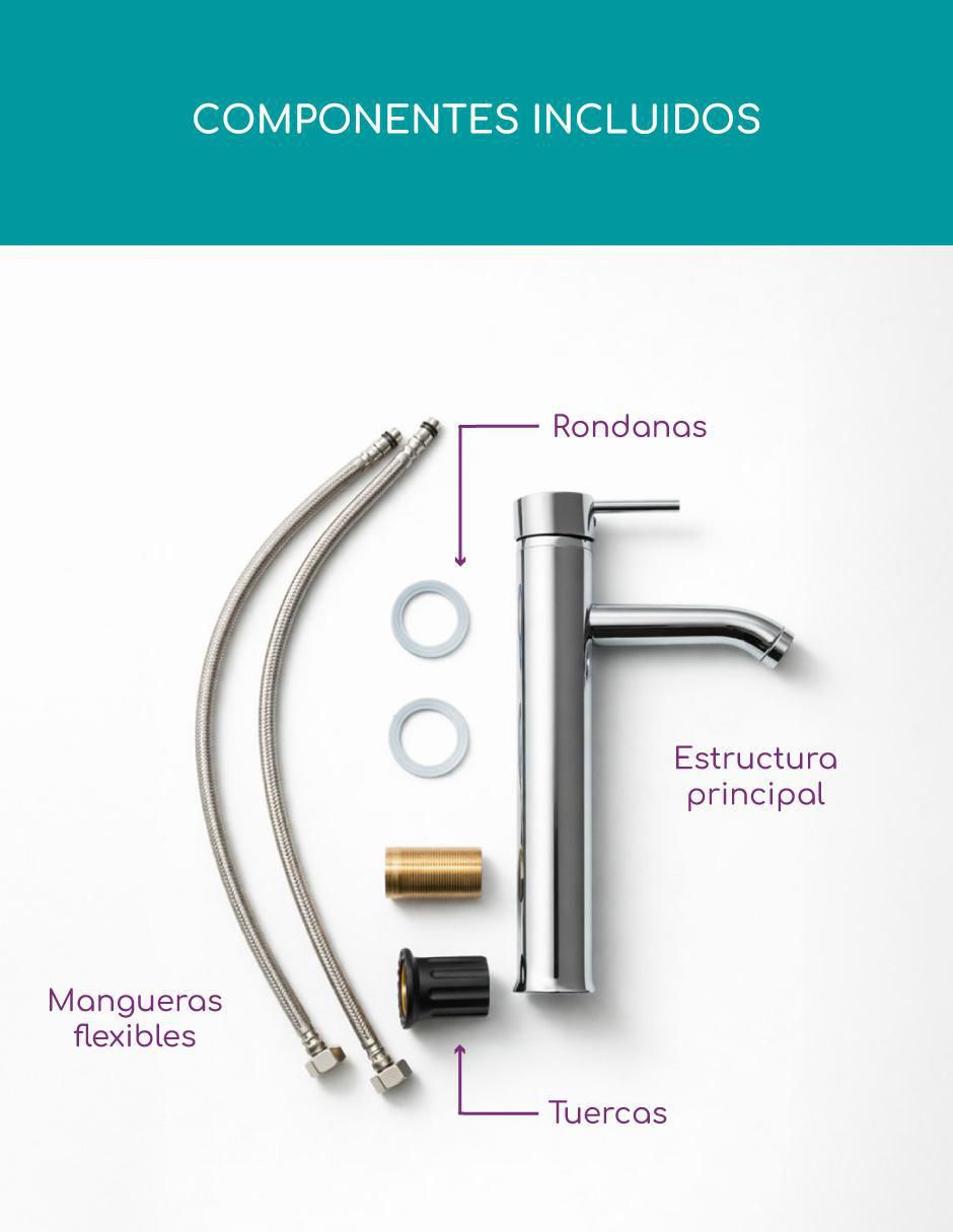 Llave mezcladora para baño Batei 7