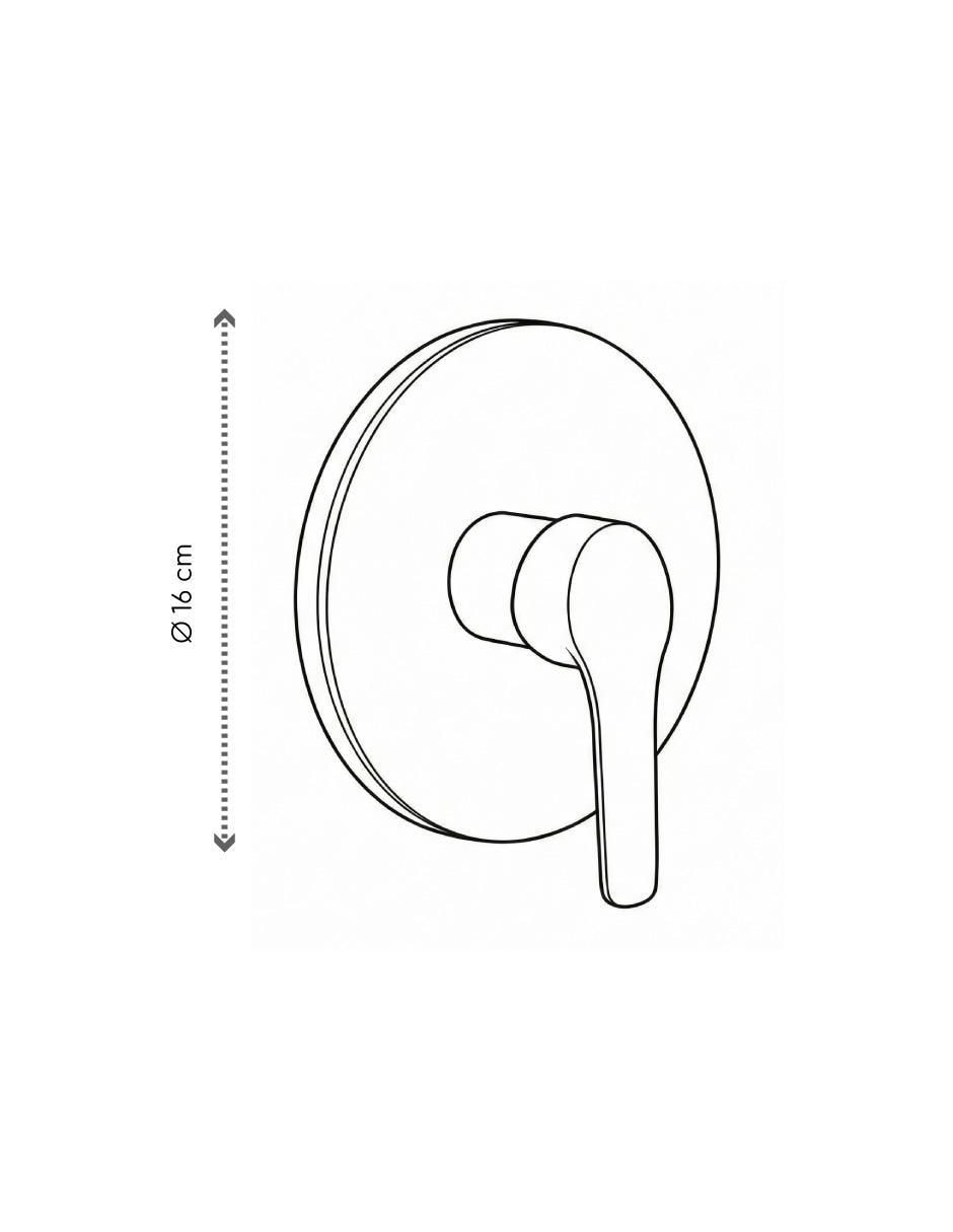Llave mezcladora para baño Kapell 6