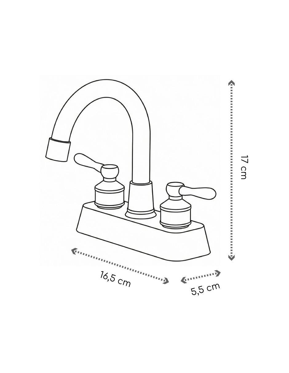 Llave mezcladora para baño 8