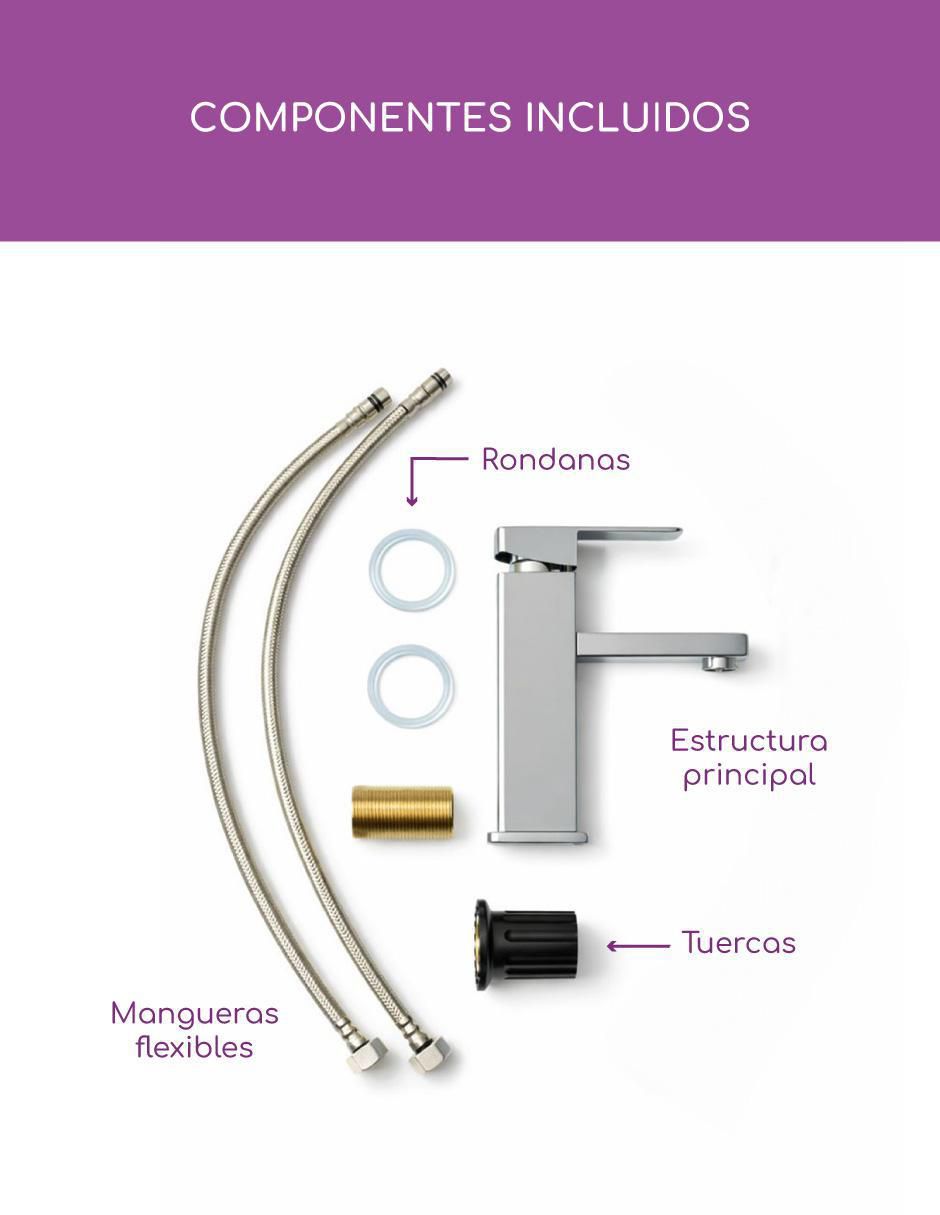 Llave mezcladora para baño Akashi 5