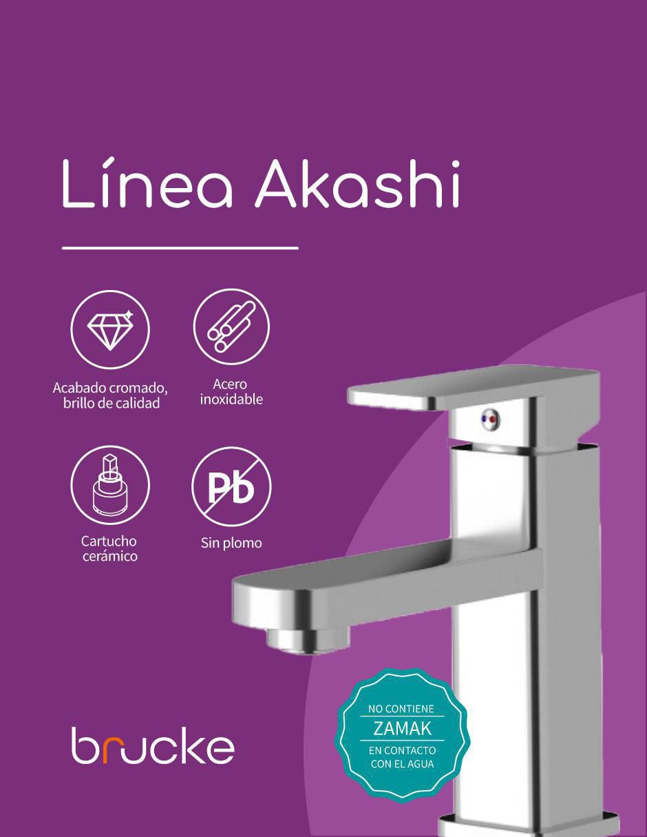 Llave mezcladora para baño Akashi 6