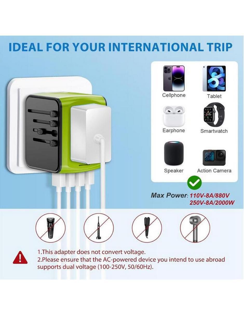 Multicontacto MXVXU-001 de 4 puertos USB 5