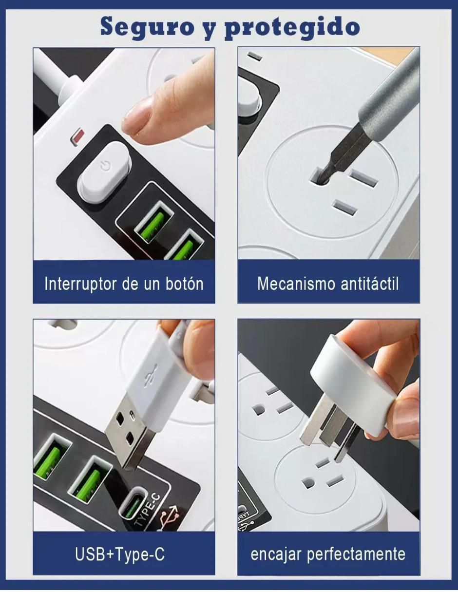 Multicontacto de 4 contactos 7
