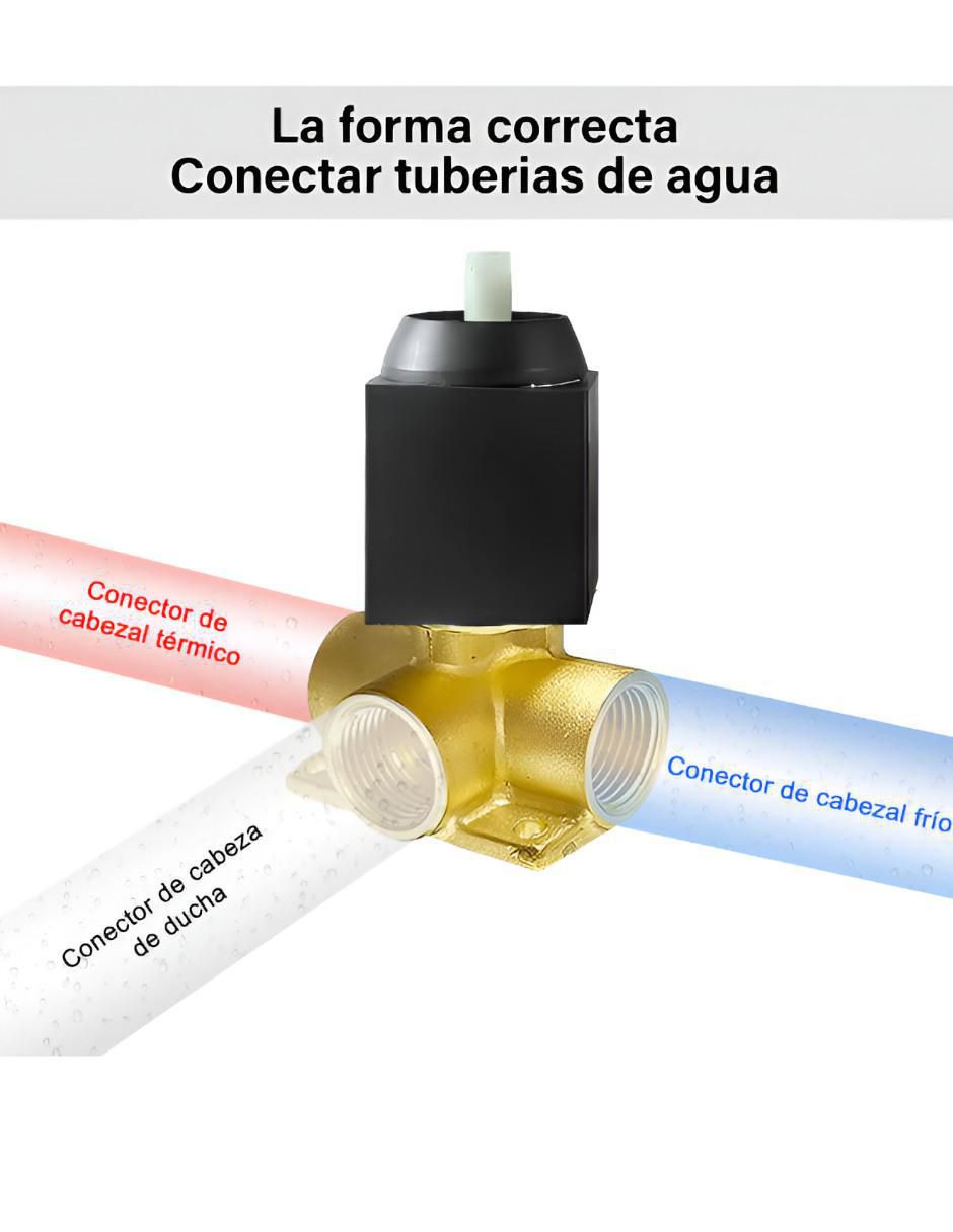 Llave mezcladora para regadera 2