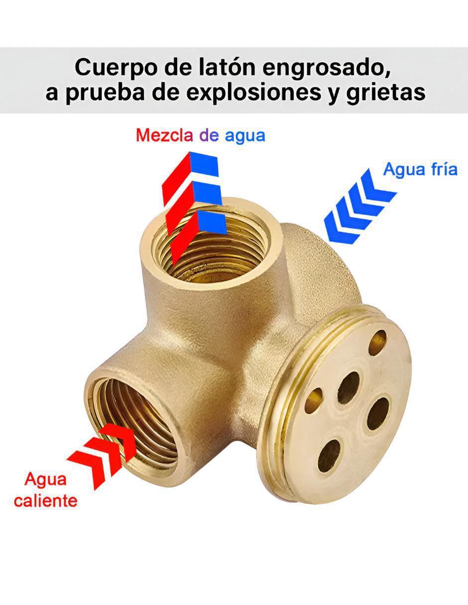Llave mezcladora para regadera 3