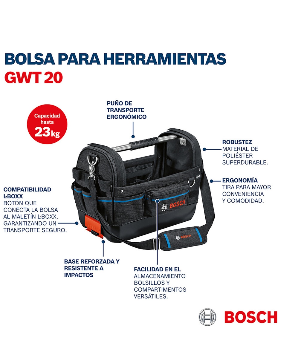 Mochila de herramientas 8 compartimentos 2