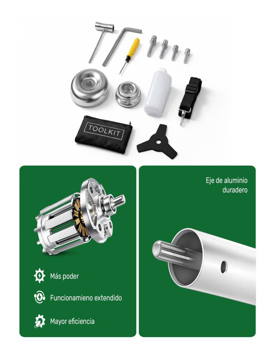 Desbrozadora gasolina de hilo o cuchilla mkz-desbr52ccver 4