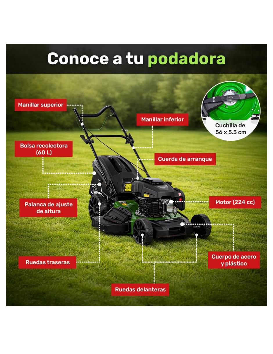 Podadora de pasto a gasolina MKZ-POD244CC22PUL 3