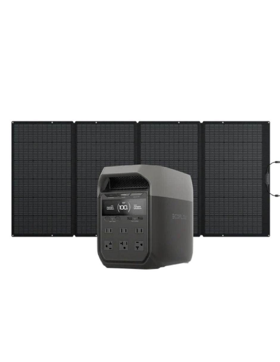 Batería portátil 13400 mah Delta 3 1500 + Panel Solar 400W