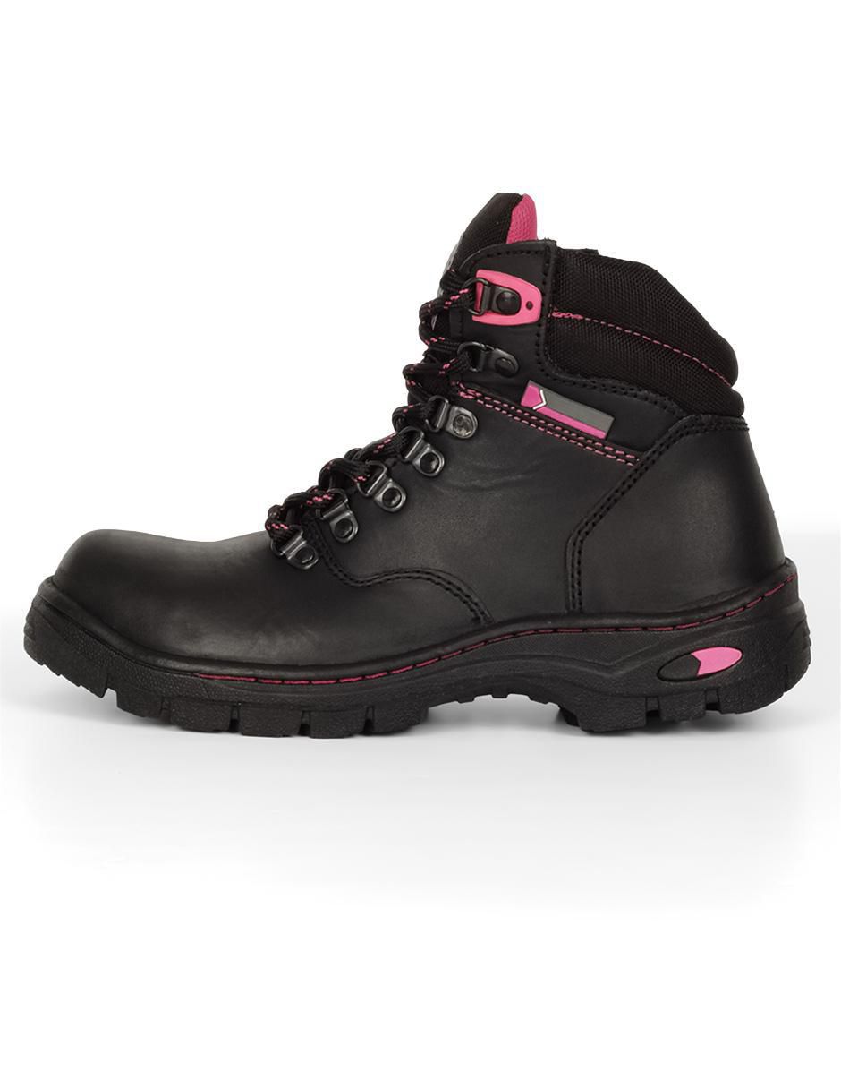 Bota industrial de cuero y piel