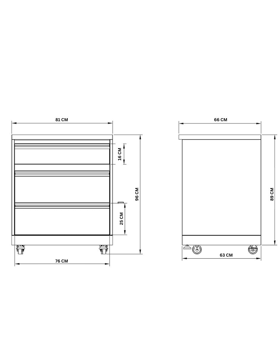 Gabinete de acero inoxidable 2